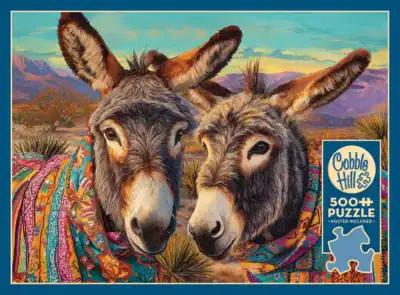 Cobble Hill Dos Burros palapeli 500 palaa on suloinen aasipalapeli.