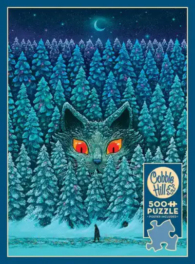 Cobble Hill Be Wary the Silent Night palapeli 500 palaa kuvitus Andy Kehoe