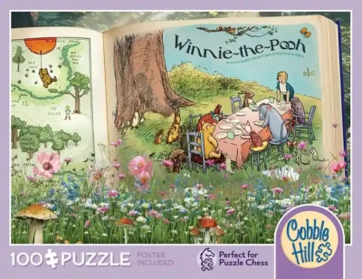 Cobble Hillin Once Upon A Time: Winnie-the-Pooh palapeli 100 palaa on Allegra Vernon kuvittama Nalle Puh palapeli isot palat