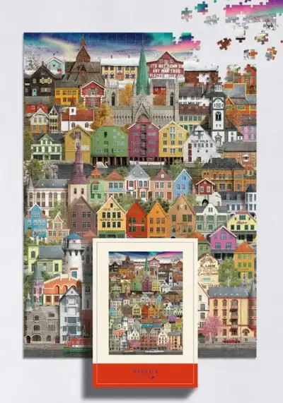 Martin Schwartz: Norge palapeli 1000 palaa - Image 2