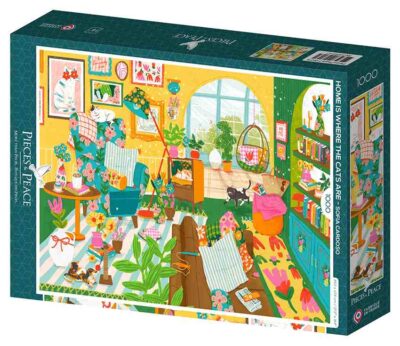 Pieces & Peace: Home is Where the Cats are palapeli 1000 palaa - Image 2
