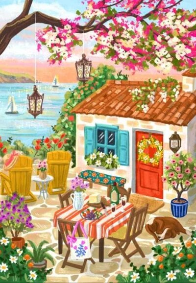 Ocean View Retreat on Pieces & Peace palapeli, jossa on 1000 palaa. 