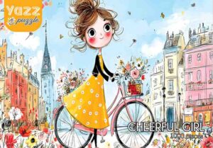 Yazz Cheerful Girl palapeli 1000 palaa