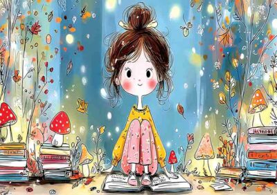 Yazz Girl & Books palapeli 1000 palaa - Image 2