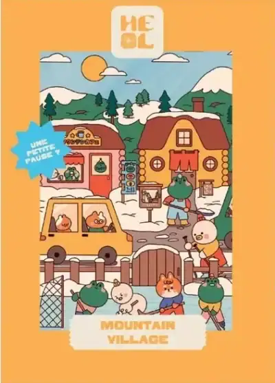 Heol Mountain Village on hurmaava 99 palan minipalapeli Kuvittaja: Niniwanted