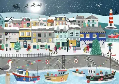 Ravensburger Coastal Christmas palapeli 1000 palaa - Image 2