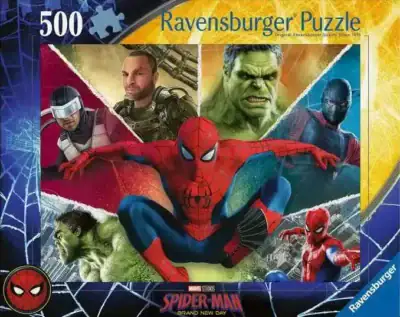 Ravensburger Spider-Man Brand New Day palapeli 500 palaa Hämähäkkimies palapeli