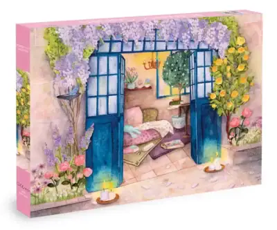 Olleo Romantic Garden palapeli 500 palaa vie sinut talvipuutarhaan 500 palan olleo palapeli