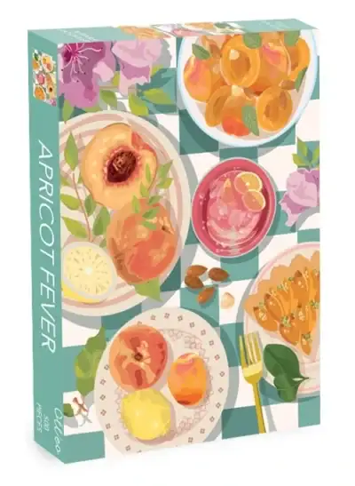 Olleo Apricot Fever palapeli 500 palaa Olleo puzzles palapeli hedelmäaiheinen palapeli