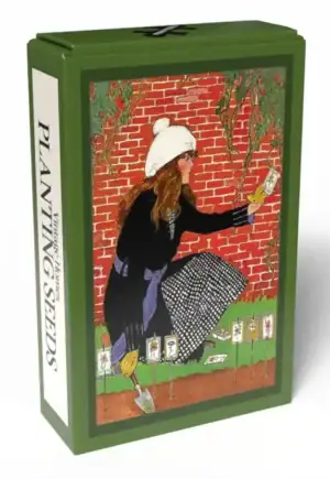 Planting Seeds palapeli 99 palaa on tanskalaisen Penny Puzzlen minipalapeli, jossa nainen kylmää siemeniä kukkapenkkiin.
