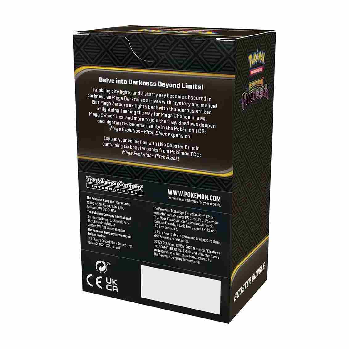 Pokémon TCG Mega Evolution Pitch Black Booster Bundle Pokemon kortit