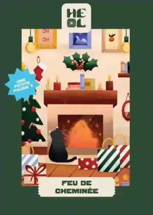 Heol Fireplace palapeli 99 palaa on lämminhenkinen minipalapeli, joulupalapeli