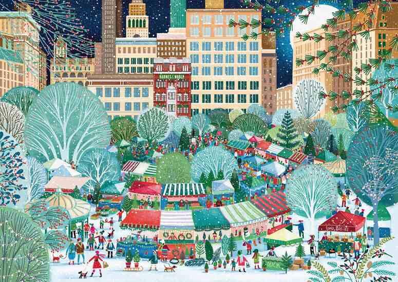 Schmidt Winter wonderland palapeli 1000 palaa