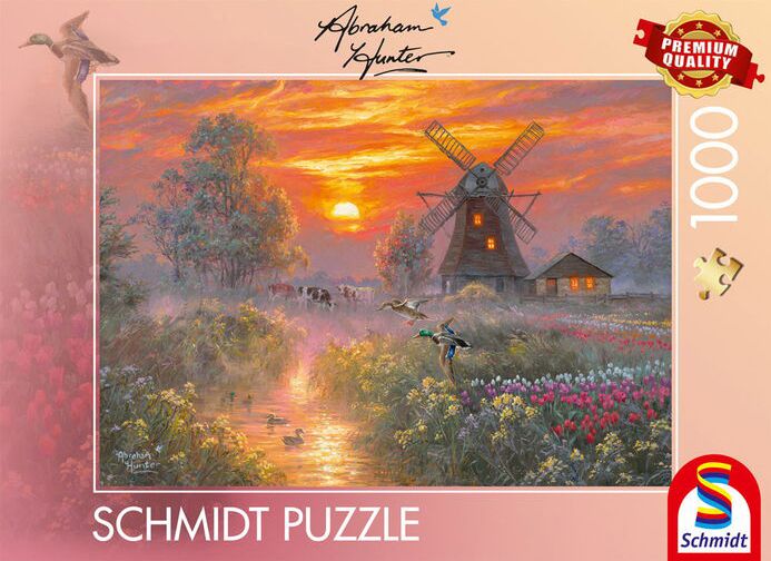 Schmidt Evening Peace palapeli 1000 palaa luontopalapeli
