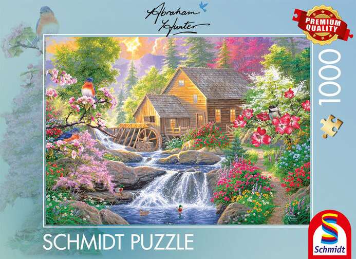 Schmidt Gentle Babbling Brook palapeli 1000 palaa luontopalapeli