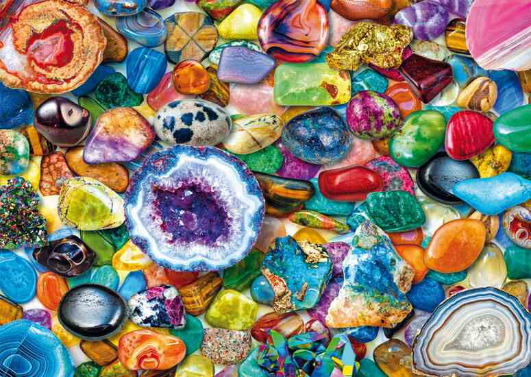 Schmidt Gemstone Potpourri palapeli 592 palaa kivet palapeli
