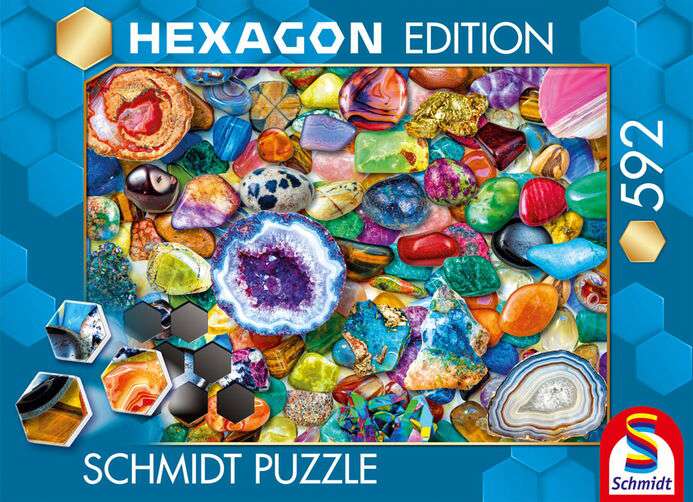 Schmidt Gemstone Potpourri palapeli 592 palaa kivet palapeli