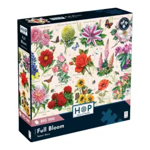 Full Bloom palapeli 500 palaa vie puutarhatunnelmaan Robert Barryn kauniissa Full Bloom -palapelissä. House of Puzzles palapeli isot palat