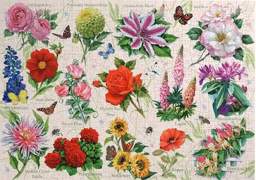 House of Puzzles: Full Bloom palapeli 500 palaa XXL - Image 2