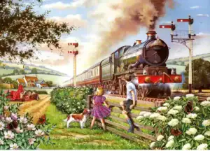 House of Puzzles Railway Children palapeli, jossa on 150 palaa.