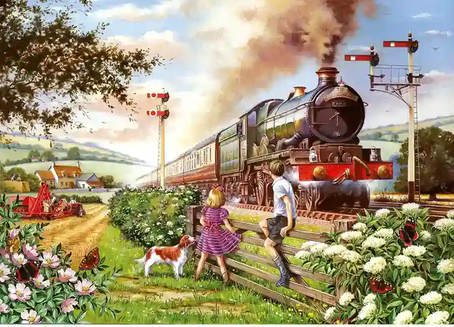 House of Puzzles Railway Children palapeli, jossa on 150 palaa.