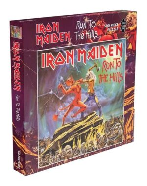 Rock Saws: Iron Maiden Run to the Hills palapeli 500 palaa bändipalapeli