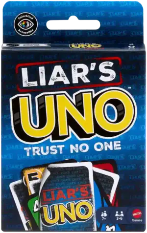 Liar's UNO -korttipeli Pienessä Harrastepuodissa