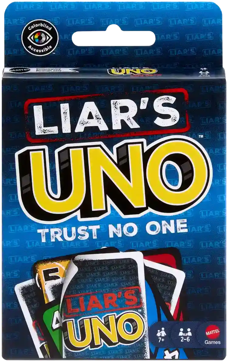 Liar's UNO -korttipeli Pienessä Harrastepuodissa