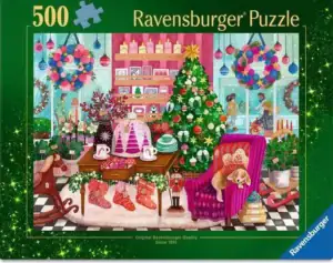 Ravensburger The Christmas Boutique palapeli 500 palaa joulupalapeli