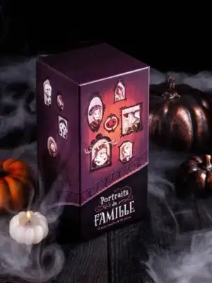 Trevell Family Portraits Halloween minipalapelit 12x99 palaa, kuvitus Eor Glas Studio