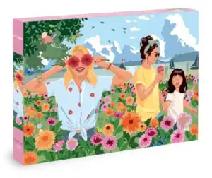 Olleo Dahlia Festival palapeli 500 palaa vie kukkafestivaaleille. Tämän 500 palan palapelin on kuvittanut Mathilde Garcia.