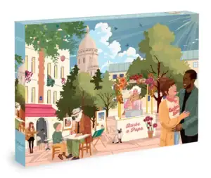 Olleo Hello Montmartre palapeli 1000 palaa vie sinut Montmartren sydämeen. Mathilde Garcia