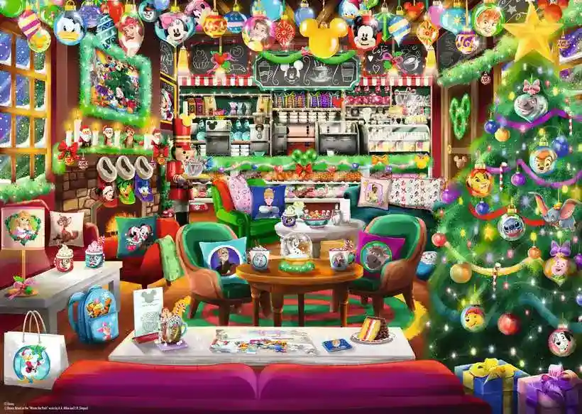 Ravensburger Disney Festive Delights palapeli joulupalapeli