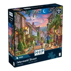 House of Puzzles Mermaid Street palapeli 1000 palaa kaupunkimaisema