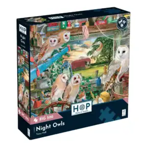 House of Puzzles Night Owls palapeli 500 XL palaa pöllöt palapeli