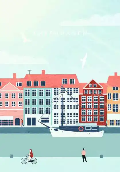 Ravensburger Copenhagen palapeli 300 palaa