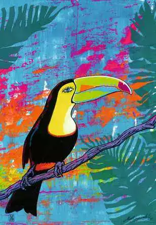 Ravensburger Magic Toucan palapeli 300 palaa