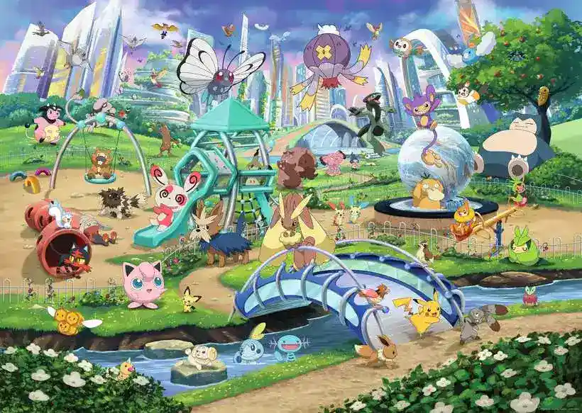 Ravensburger Pokémon Eevee in the Park palapeli 1000 palaa - Image 2