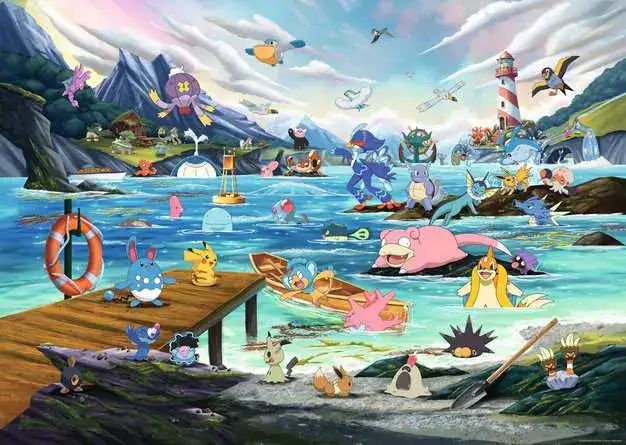 Ravensburger Pokémon Vaporeon palapeli 1000 palaa - Image 2
