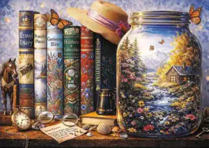 Trefl A Story Enchanted in a Jar palapeli 1000 palaa kirjat palapeli