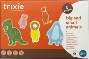 Trixie Big and Small Animals ensipalapeli 2+ | Lasten eläinpalapeli