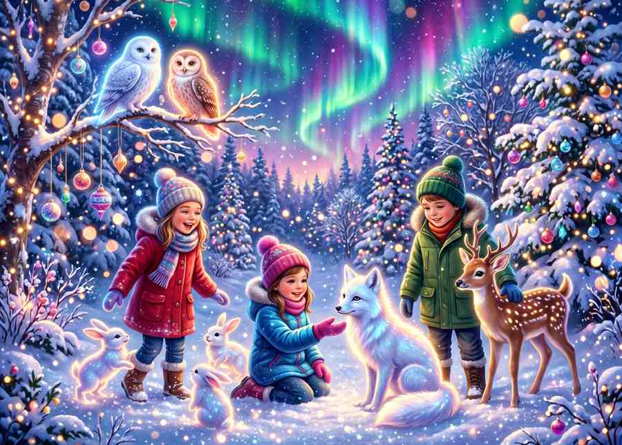 Alipson Puzzle The Magic of Winter palapeli 500 palaa talvipalapeli
