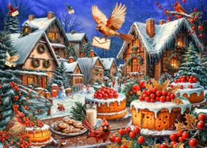 Bluebird Christmas Treats palapeli 500 palaa joulupalapeli
