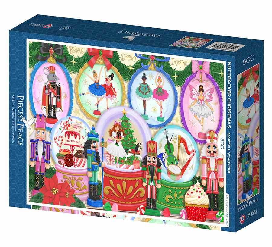 Pieces & Peace Nutcracker Christmas palapeli 500 palaa pähkinänsärkijät palapeli