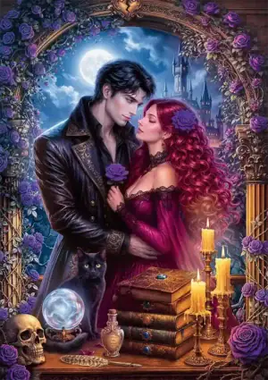 Trefl Premium Plus: Gothic Love palapeli 1000 palaa gootti palapeli
