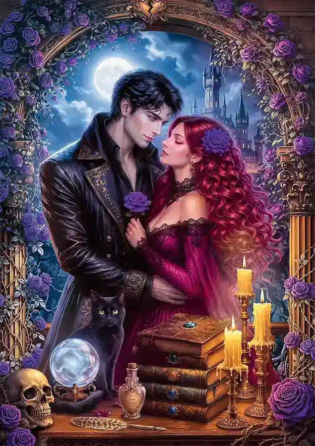 Trefl Premium Plus: Gothic Love palapeli 1000 palaa gootti palapeli