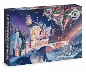 Trevell Christmas Tour palapeli 1000 palaa on Eor Glas Studion kuvittama joulupalapeli.